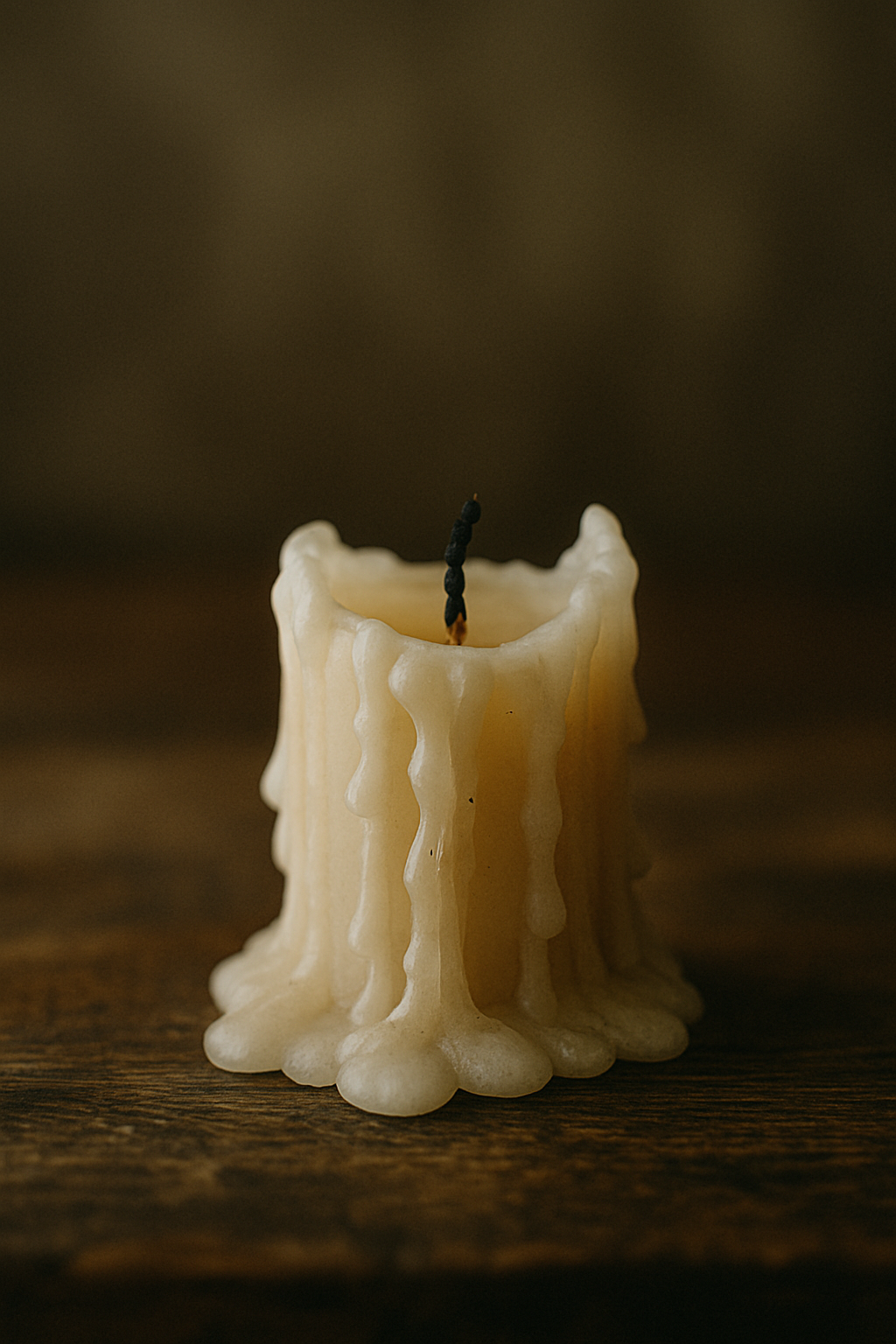 Dripped Candle Stub